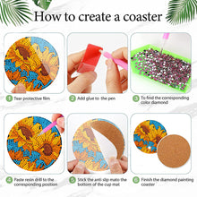 Load image into Gallery viewer, 6Pcs Wooden Animals DIY Coaster Diamond Dot Kits for Adults Beginners