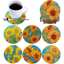 Load image into Gallery viewer, 6Pcs Wooden Animals DIY Coaster Diamond Dot Kits for Adults Beginners