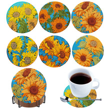 Load image into Gallery viewer, 6Pcs Wooden Animals DIY Coaster Diamond Dot Kits for Adults Beginners