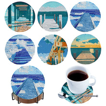 Load image into Gallery viewer, 6Pcs Wooden Animals DIY Coaster Diamond Dot Kits for Adults Beginners