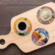Load image into Gallery viewer, 6Pcs Wooden Animals DIY Coaster Diamond Dot Kits for Adults Beginners