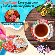 Load image into Gallery viewer, 6Pcs Wooden Animals DIY Coaster Diamond Dot Kits for Adults Beginners