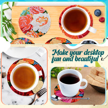 Load image into Gallery viewer, 6Pcs Wooden Animals DIY Coaster Diamond Dot Kits for Adults Beginners