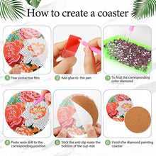 Load image into Gallery viewer, 6Pcs Wooden Animals DIY Coaster Diamond Dot Kits for Adults Beginners