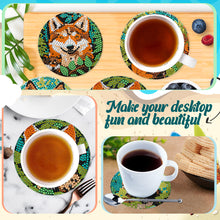 Load image into Gallery viewer, 6Pcs Wooden Animals DIY Coaster Diamond Dot Kits for Adults Beginners