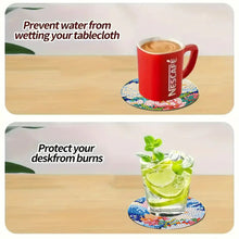 Load image into Gallery viewer, 6Pcs Wooden Animals DIY Coaster Diamond Dot Kits for Adults Beginners