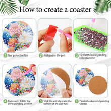 Load image into Gallery viewer, 6Pcs Wooden Animals DIY Coaster Diamond Dot Kits for Adults Beginners