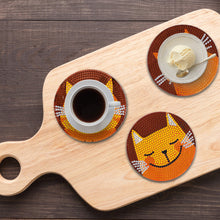 Load image into Gallery viewer, 6Pcs Wooden Animals DIY Coaster Diamond Dot Kits for Adults Beginners