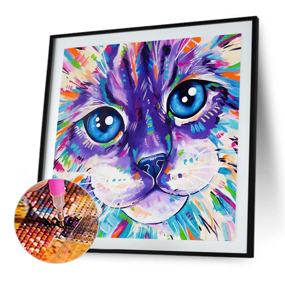 AB Diamond Painting - Full Square - Cat (30*30CM)