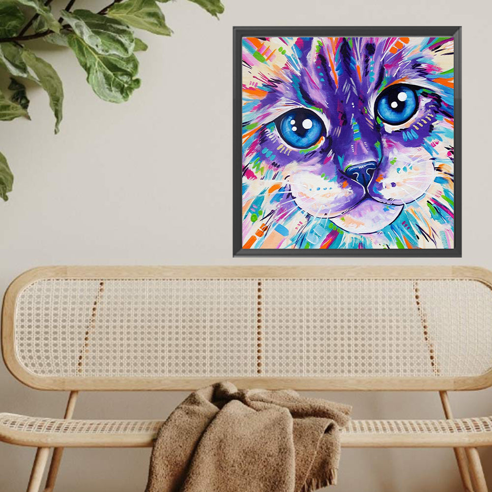 AB Diamond Painting - Full Square - Cat (30*30CM)