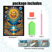 Load image into Gallery viewer, Special Shaped Crystal Apple 5D DIY Diamond Art Painting Notebook Kit for Adults