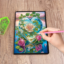 Load image into Gallery viewer, Special Shaped Crystal Apple 5D DIY Diamond Art Painting Notebook Kit for Adults