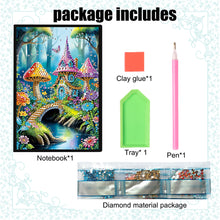 Load image into Gallery viewer, Special Shaped Crystal Apple 5D DIY Diamond Art Painting Notebook Kit for Adults