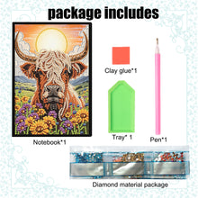 Load image into Gallery viewer, Special Shaped Animals Diamond Painting Diary Book A5 Diamond Painting Notebooks