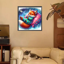 Load image into Gallery viewer, Diamond Painting - Full Square - Sleeping Little Fox (30*30CM)
