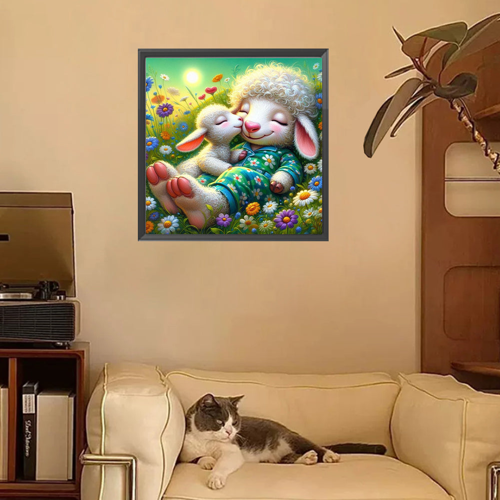 Diamond Painting - Full Square - Sheep (30*30CM)