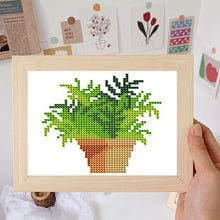 Load image into Gallery viewer, 12pcs Mini Diamond Painting Set - Full Round - potted plants (15*18CM)