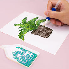 Load image into Gallery viewer, 12pcs Mini Diamond Painting Set - Full Round - potted plants (15*18CM)