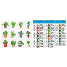 Load image into Gallery viewer, 12pcs Mini Diamond Painting Set - Full Round - potted plants (15*18CM)