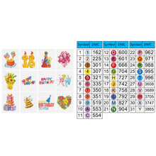 Load image into Gallery viewer, 12pcs Mini Diamond Painting Set - Full Round - 18th birthday (15*18CM)