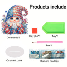 Load image into Gallery viewer, US Flag Gnome Desktop Diamond Painting Art Kits DIY Rhinestones Ornaments
