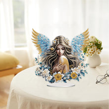 Load image into Gallery viewer, Angel Girl Desktop Diamond Painting Art Kits DIY Rhinestones Tabletop Ornaments