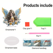 Load image into Gallery viewer, Angel Girl Desktop Diamond Painting Art Kits DIY Rhinestones Tabletop Ornaments