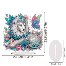 Load image into Gallery viewer, Lion Desktop Diamond Painting Art Kits DIY Rhinestones Tabletop Ornaments
