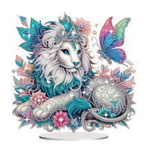 Load image into Gallery viewer, Lion Desktop Diamond Painting Art Kits DIY Rhinestones Tabletop Ornaments