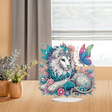 Load image into Gallery viewer, Lion Desktop Diamond Painting Art Kits DIY Rhinestones Tabletop Ornaments