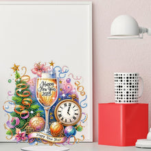 Load image into Gallery viewer, New Year Vibe Desktop Diamond Painting Art Kits DIY Rhinestones Ornaments