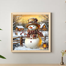 Load image into Gallery viewer, Diamond Painting - Full Round - Snowman (30*30CM)