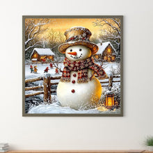 Load image into Gallery viewer, Diamond Painting - Full Round - Snowman (30*30CM)