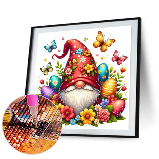 Diamond Painting - Full Round - Easter gnome (30*30CM)