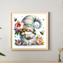 Load image into Gallery viewer, Diamond Painting - Full Round - Flowers and gnomes (30*30CM)