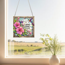 Load image into Gallery viewer, Acrylic Special Shape Sweet Home Diamond Painting Pendants for Home Decor