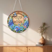 Load image into Gallery viewer, Acrylic Special Shape Welcome Home Diamond Painting Pendants for Home Decor
