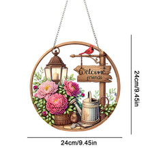 Load image into Gallery viewer, Acrylic Special Shape Welcome Home Diamond Painting Pendants for Home Decor