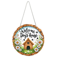 Load image into Gallery viewer, Acrylic Special Shape Dog House Diamond Painting Pendants for Home Decor