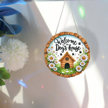 Load image into Gallery viewer, Acrylic Special Shape Dog House Diamond Painting Pendants for Home Decor