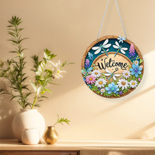 Load image into Gallery viewer, Acrylic Special Shape Welcome Diamond Painting Pendants for Home Decor