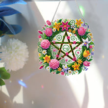 Load image into Gallery viewer, Acrylic Special Shape Pentacle Garland Diamond Painting Hanging Ornaments