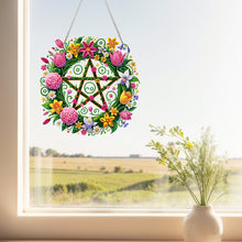 Load image into Gallery viewer, Acrylic Special Shape Pentacle Garland Diamond Painting Hanging Ornaments