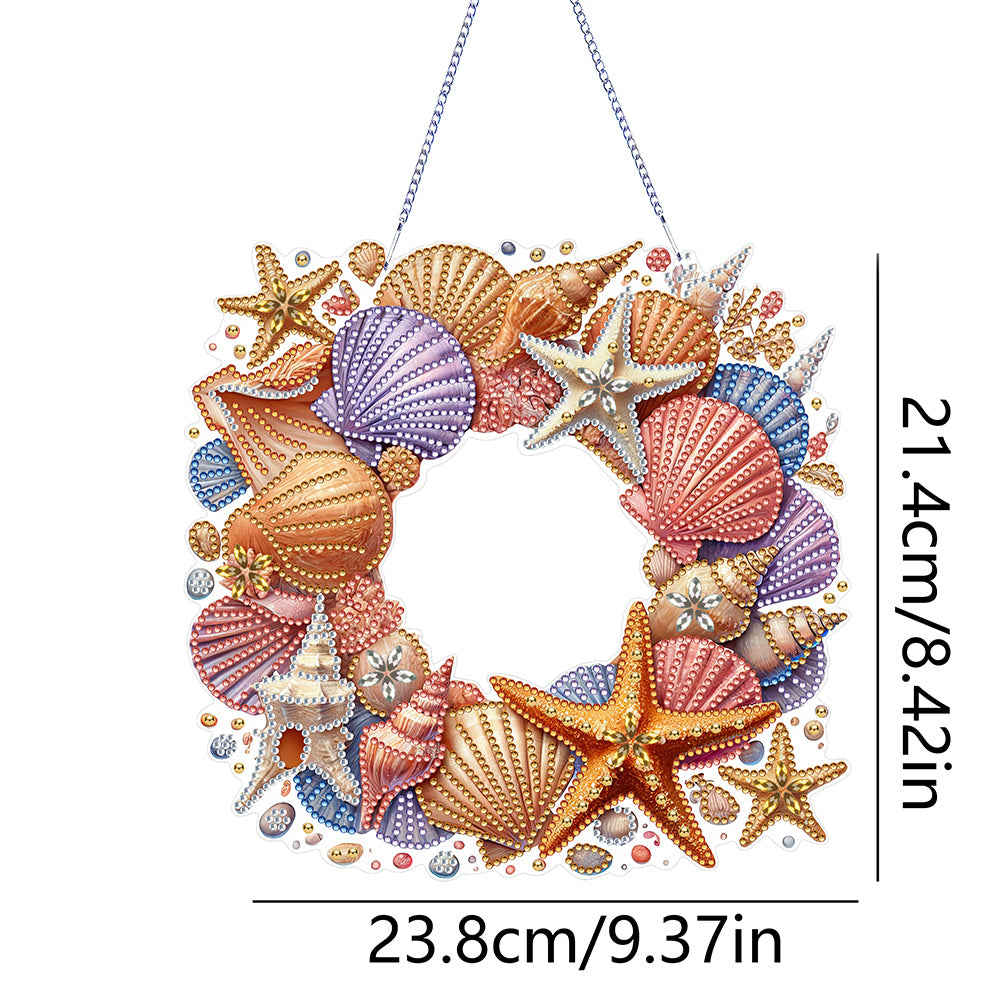 Clownfish Sea World Garland 5D DIY Diamond Painting Dots Pendant for Wall Window