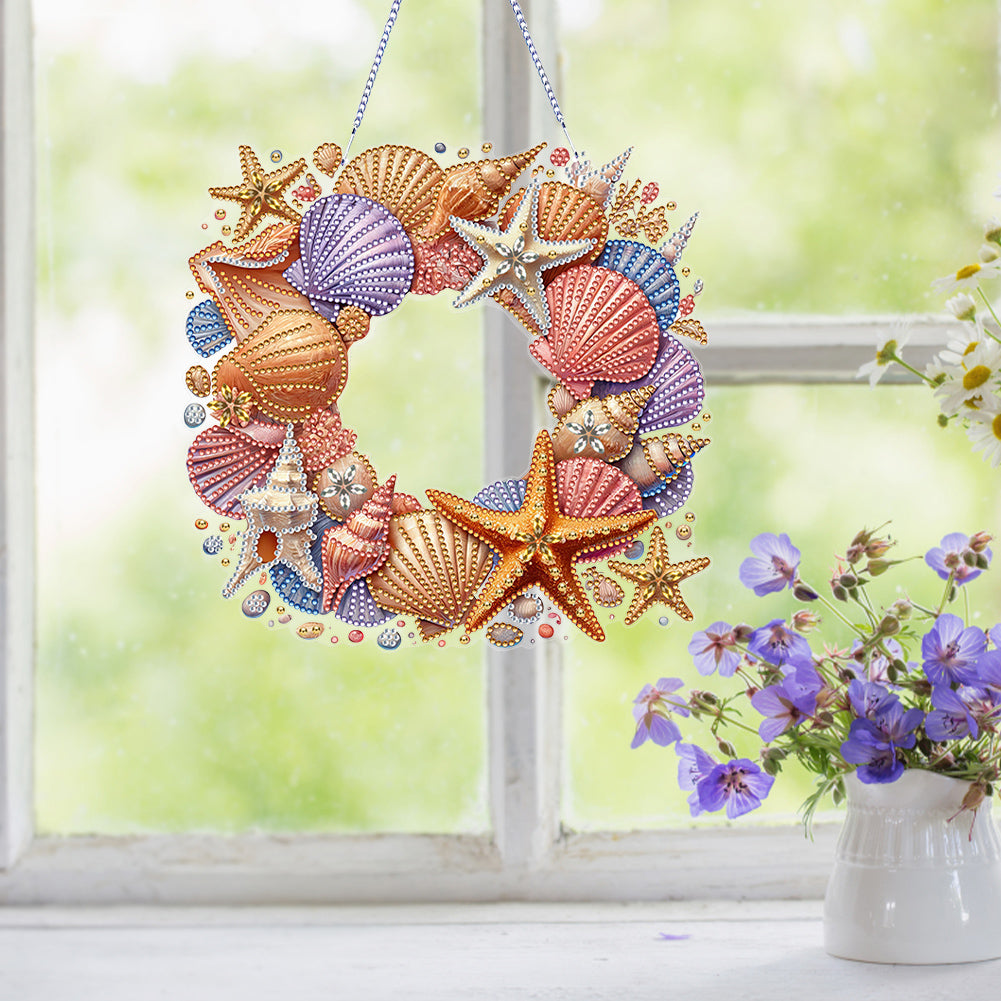 Clownfish Sea World Garland 5D DIY Diamond Painting Dots Pendant for Wall Window