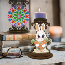 Load image into Gallery viewer, Carrot Bunny Diamond Painting Candle Holder Ornaments Aromatherapy Candle Holder