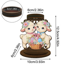 Load image into Gallery viewer, Carrot Bunny Diamond Painting Candle Holder Ornaments Aromatherapy Candle Holder