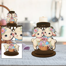 Load image into Gallery viewer, Carrot Bunny Diamond Painting Candle Holder Ornaments Aromatherapy Candle Holder