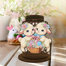 Load image into Gallery viewer, Carrot Bunny Diamond Painting Candle Holder Ornaments Aromatherapy Candle Holder