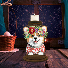 Load image into Gallery viewer, Carrot Bunny Diamond Painting Candle Holder Ornaments Aromatherapy Candle Holder